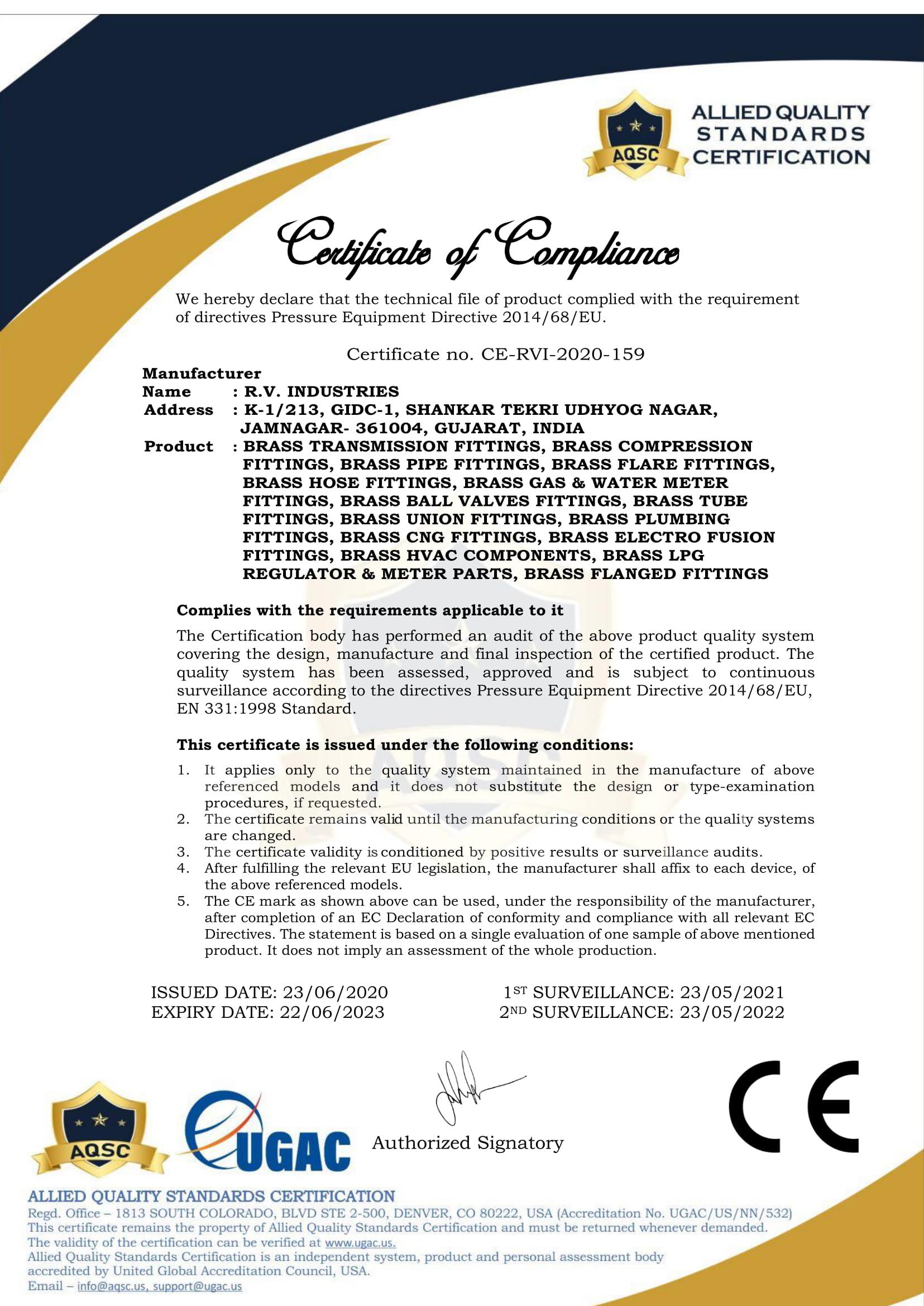 CE MARKING